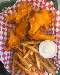 15 Wings with French Fries  – Image 1