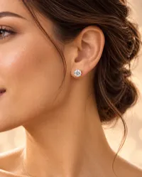 Lab-Grown Diamond Stud Earrings — 1–4 CTW – Image 15