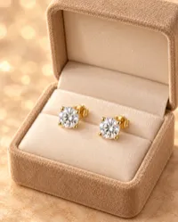 Lab-Grown Diamond Stud Earrings — 1–4 CTW – Image 14