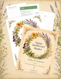 Digital Home Apothecary Binder kit – Image 1