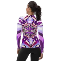 Women's Rash Guard | Musical Mandala – Image 5