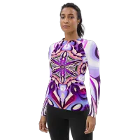 Women's Rash Guard | Musical Mandala – Image 6