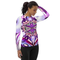 Women's Rash Guard | Musical Mandala – Image 4