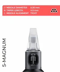 Artyst - Magnum Needles CAD – Artyst 5 - 0.35 LT