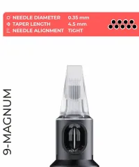 Artyst - Magnum Needles CAD – Artyst 9 - 0.25 LT