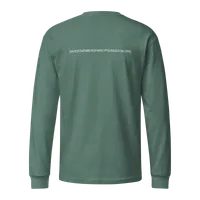 Unisex Long Sleeve Tee with Back Print | Dyslexia v2 – Image 10