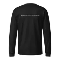 Unisex Long Sleeve Tee with Back Print | Dyslexia v2 – Image 9