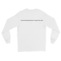 Men’s Long Sleeve Shirt with back print | Dyslexia v2 (Light Colored) – Image 5