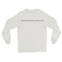 Men’s Long Sleeve Shirt with back print | Dyslexia v2 (Light Colored) – Image 8
