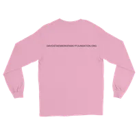 Men’s Long Sleeve Shirt with back print | Dyslexia v2 (Light Colored) – Image 7