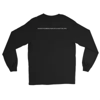 Men’s Long Sleeve Shirt with back print | Dyslexia v2 (Dark Colored) – Image 11