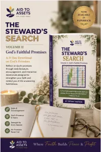 Printed Book: Vol. 2 — God’s Faithful Promises | The Steward’s Search – Image 1