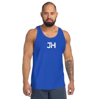 Men's Tank Top JH White Bella + Canvas 3480 – 2XL, True Royal
