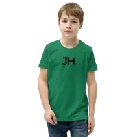 Black JH Logo Youth Short Sleeve T-Shirt – XL, Kelly
