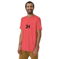 Black JH Logo Adult Tri-Blend Short sleeve t-shirt – M, Red Triblend