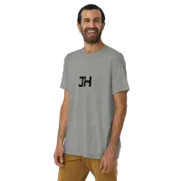Black JH Logo Adult Tri-Blend Short sleeve t-shirt – 2XL, Athletic Grey Triblend
