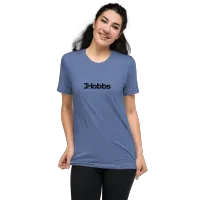 Black JHobbs Logo Adult Tri-Blend Short sleeve t-shirt – XL, Blue Triblend