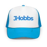 Blue JHobbs Logo Foam trucker hat – One size, Blue / White / Blue