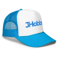Blue JHobbs Logo Foam trucker hat – Image 3