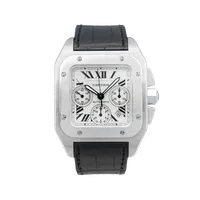 Cartier Santos 100 XL Chronograph (W20090X8) – Image 1