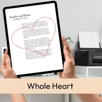 Keepsake Digital Lyric Art – Whole Heart