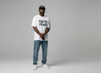FAITH / FEAR T-Shirt - Midnight Hour – Image 3