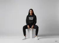 FAITH / FEAR Hoodie - Midnight Hour (Classic) – Image 2