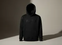 FAITH / FEAR Hoodie - Midnight Hour (Limited Edition Embroidered Monochromatic) – Image 2