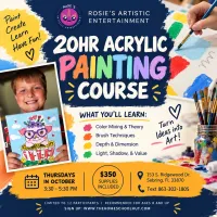 Acrylic Painting Course (October) – Image 1