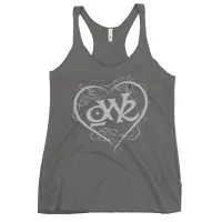 Women's Racerback Tank - OWR Heart Logo – Premium Heather, S