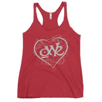 Women's Racerback Tank - OWR Heart Logo – Vintage Red, L