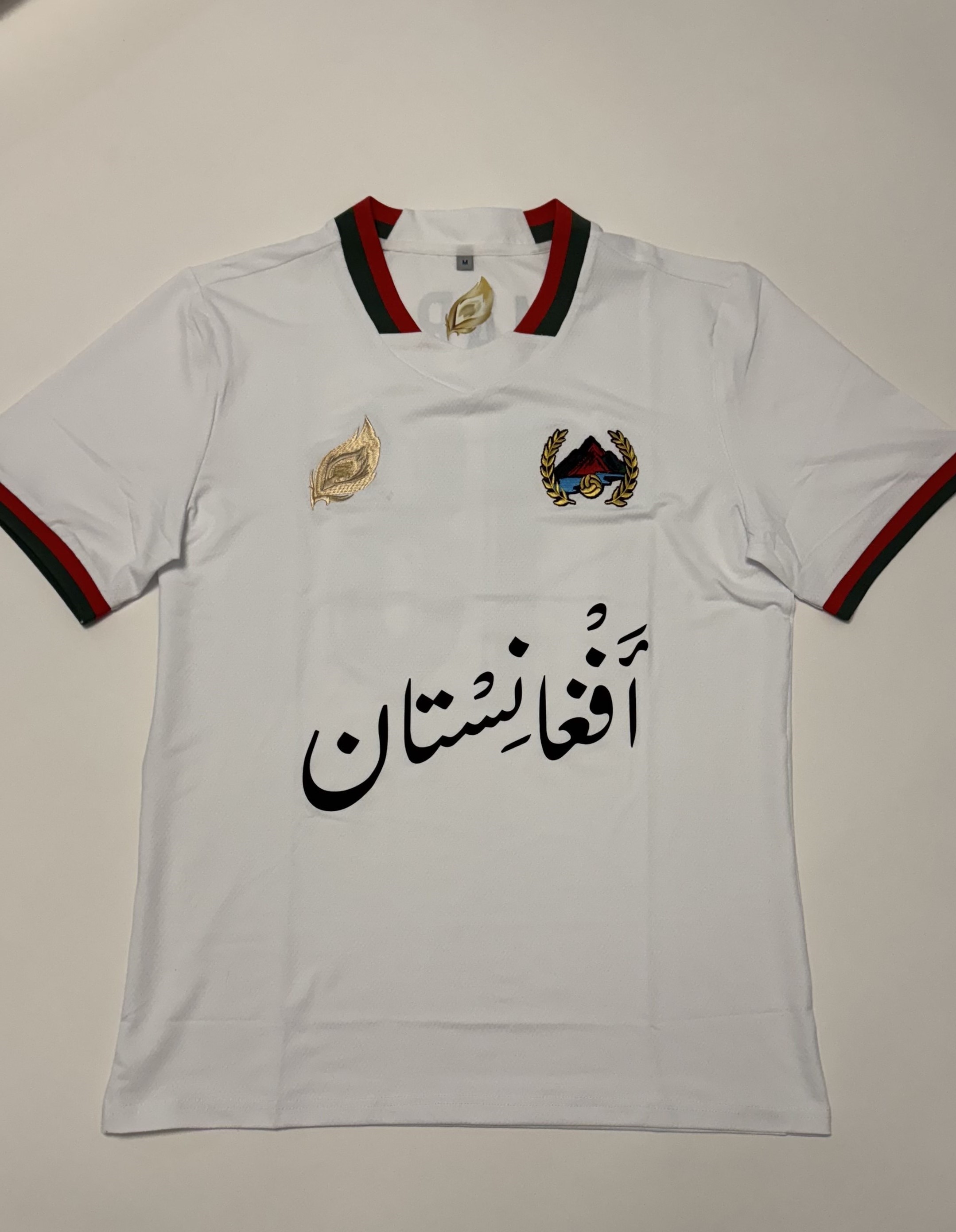 Afghanistan Short Sleeve Jersey - White – Image 1