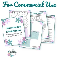 PLR Harmonious Motherhood Planner – Image 1