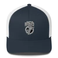 JF Trucker Hat – Navy/ White
