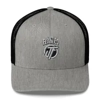 JF Trucker Hat – Heather/ Black