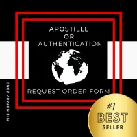 Apostille or Authentication Order Request Form (Standard) – Image 1