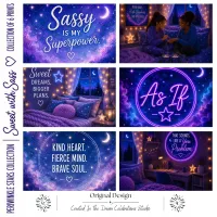Periwinkle Stars Plus Set – Image 8