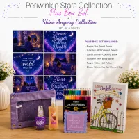 Periwinkle Stars Plus Set – Shine Anyway Set - 6 Prints, No Frames