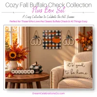 Cozy Fall Buffalo Check Plus Set – Image 1
