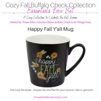 Cozy Fall Buffalo Check Essentials Set – Happy Fall Y'all Mug