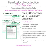 Family Huddle Plus Set – Volume 2 - Game Day Challenge
