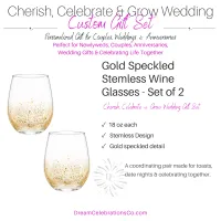 Cherish, Celebrate & Grow Wedding Custom Gift Set – Image 6