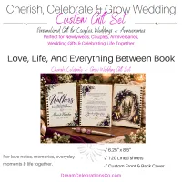 Cherish, Celebrate & Grow Wedding Custom Gift Set – Image 7