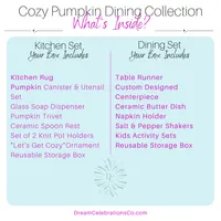 Cozy Pumpkin Dining Set – Image 2