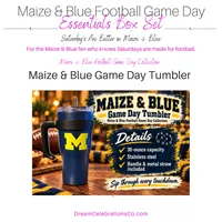 Maize & Blue Football Game Day Set โ Image 6