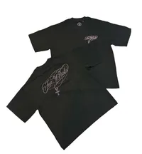 Fear of Broke Black Rhinestone T-Shirt – Image 1