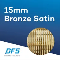15mm Bronze Satin Reeded Film – Image 1