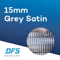 15mm Grey Satin Reeded Film – Image 1