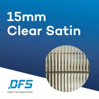 15mm Clear Satin Reeded Film – Image 1