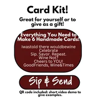 Card Kit - Purple Sparkle Paper – Image 2